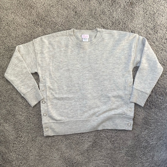 Pink Lily side button sweater - Picture 2 of 4